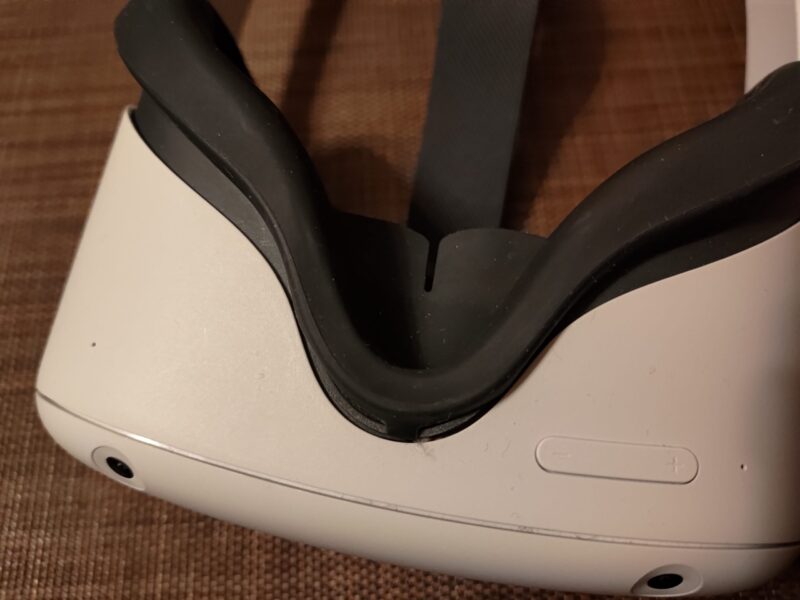 OculusQuest2フェイスクッションカバーの鼻周り