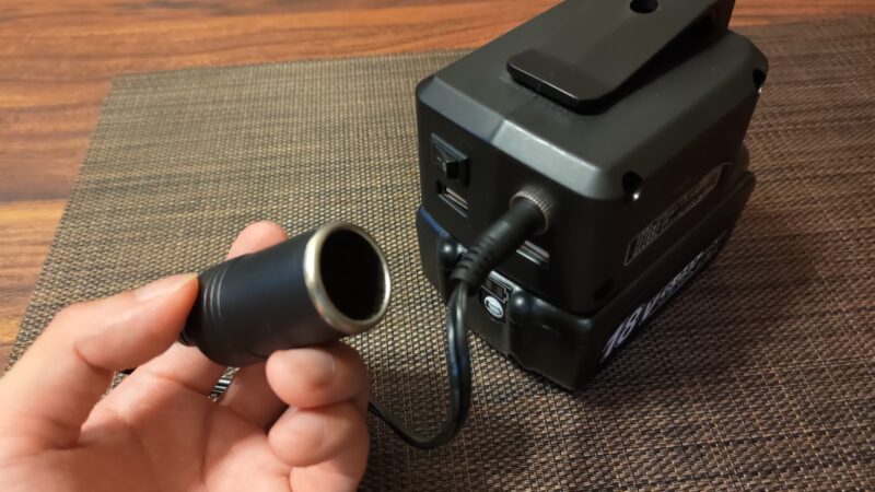 NLAセレクト 【スイッチ付】5A対応 マキタ USB アダプター シガーソケット